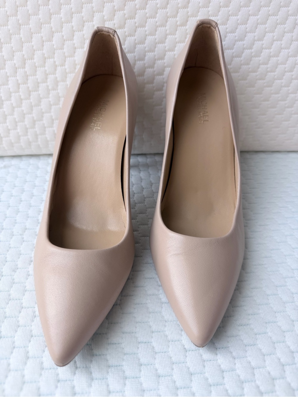 Michael Kors Blush Nude Pointed-Toe Pumps